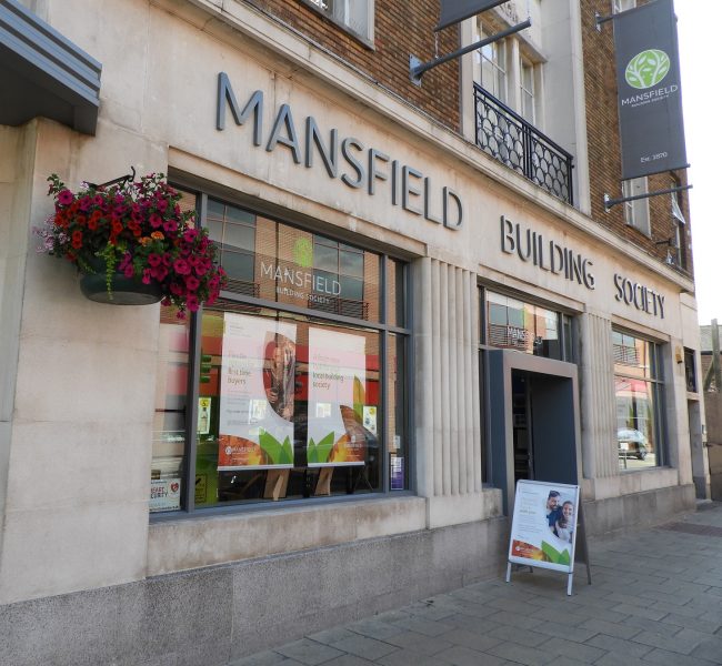 Mansfield Building Society Principal Branch Exterior