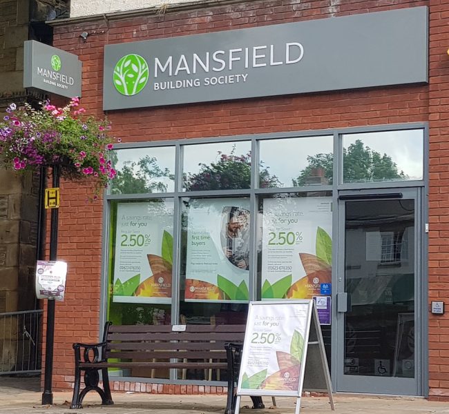 Mansfield Building Society Chesterfield Branch Exterior