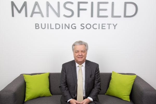 Mansfield Building Society Nick Baxter sitting on sofa