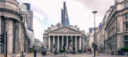 The old Stock Exchange Building, London