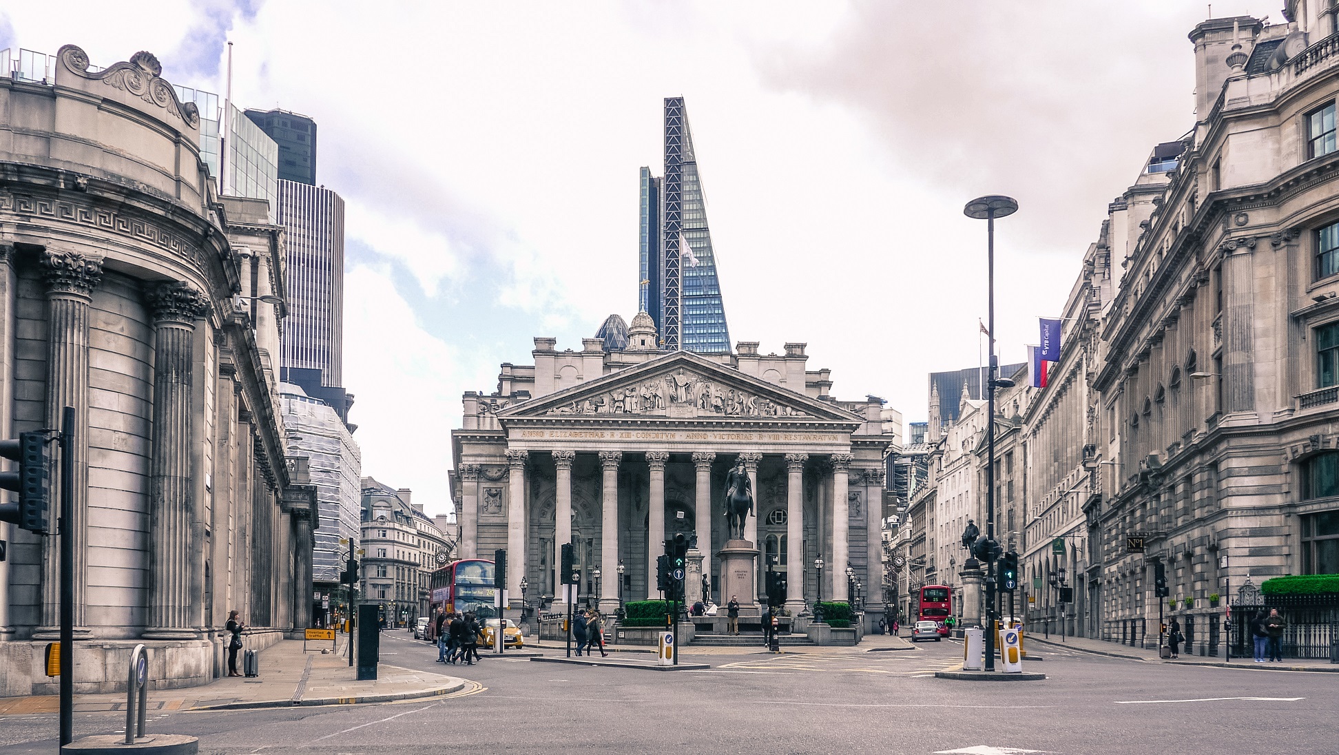 The old Stock Exchange Building, London