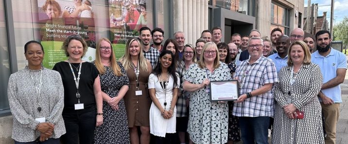 Mansfield Building Society accept a Carers Friendly Award