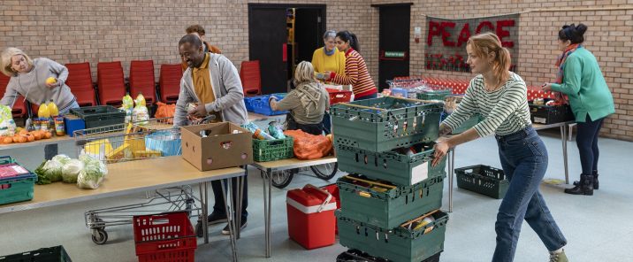 Busy at the Food Bank