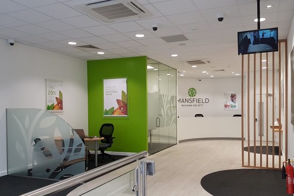 Mansfield Building Society Sutton branch interior